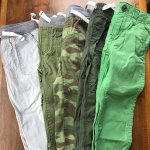 Boys pants lot 5 pairs 2t